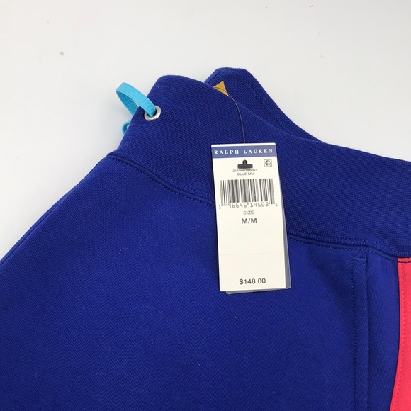 Polo Ralph Lauren Double Knit Deckwash Blue Multi Jogger